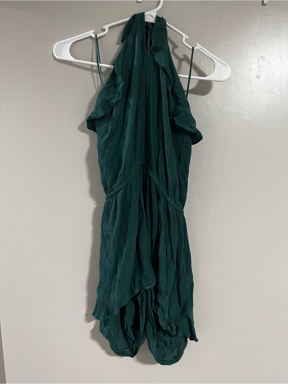 Aeropostale Dark Green Halter Romper